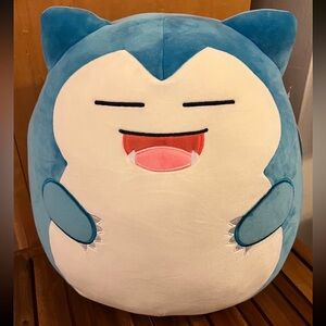 NWT 10” Snorlax Pokémon Squishmallow, Nintendo ninantic sleepy hungry plush